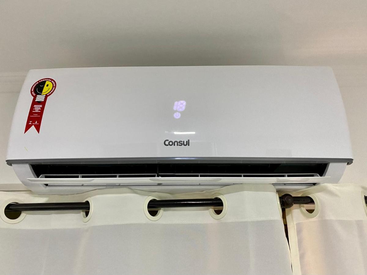 Apto No Centro Perto Do Shopping Com 2 Quartos De Casal Arcond Wifi Fibra Homeoffice E Garagem Em Dourados Extérieur photo
